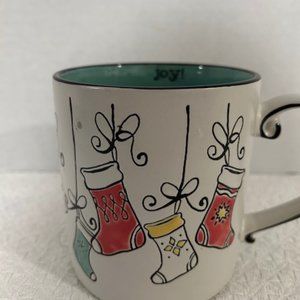 SPECTRUM DESIGNZ CHRISTMAS STOCKING CUP 4 1/2 " HIGH